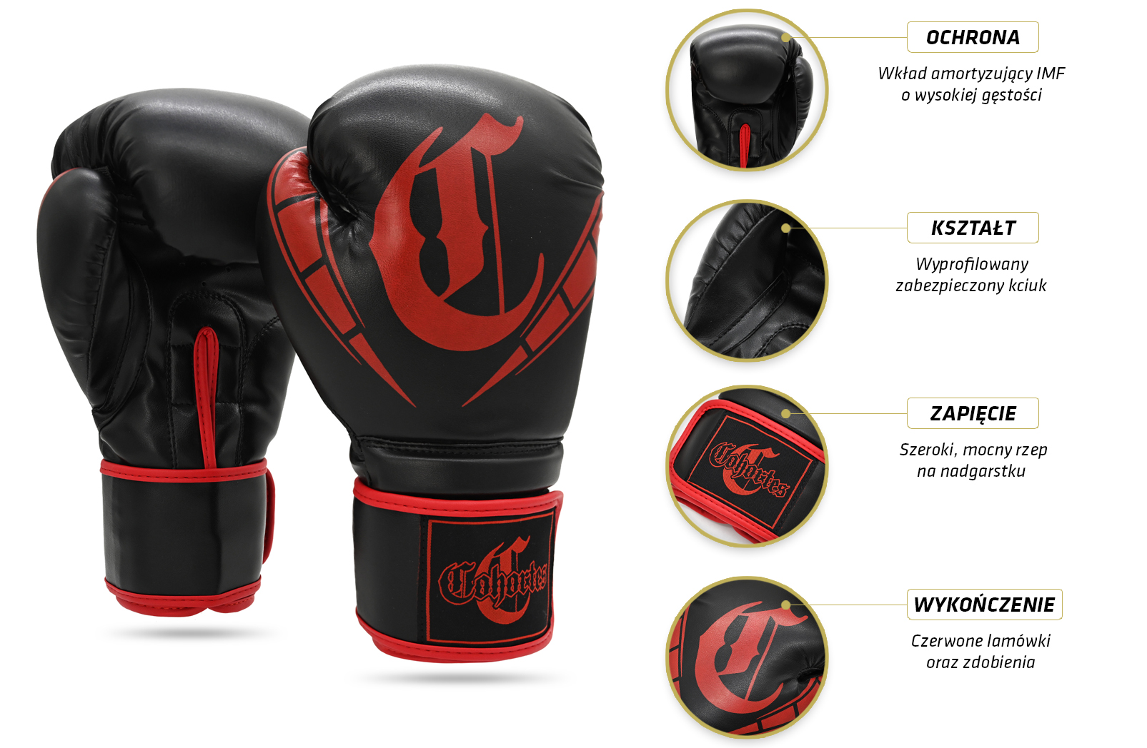 Rekawice bokserskie Cohortes Aculeo - blackred.jpg (738 KB)